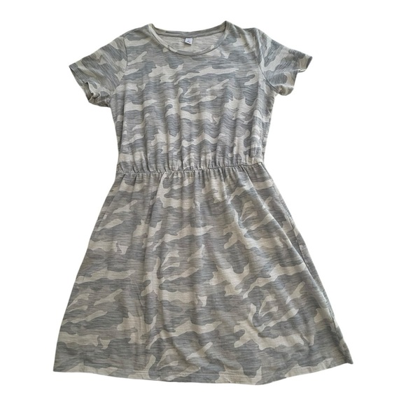 Old Navy Waist-Defined Slub-Knit Mini T-Shirt Dress - Size Large - Picture 4 of 12